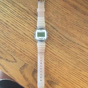 Timex unisex clear watch